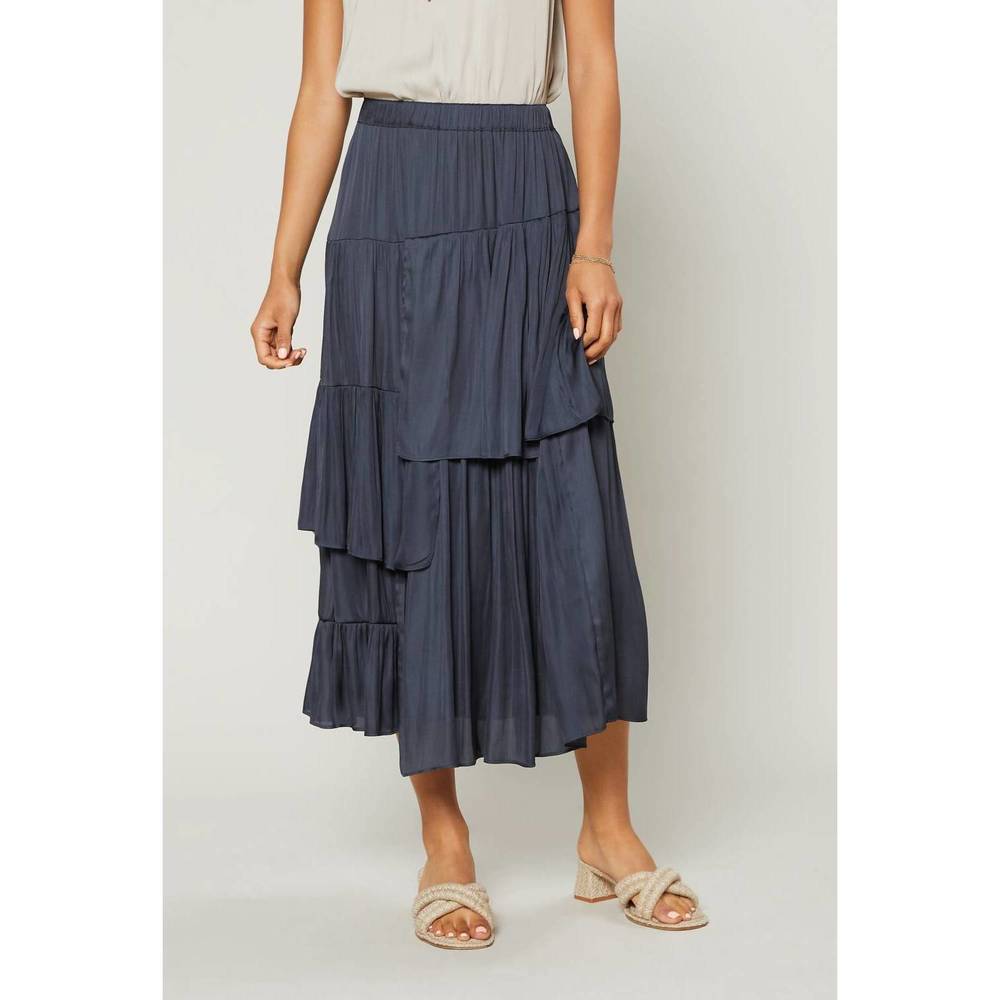 Current Air Blue Midi Skirt